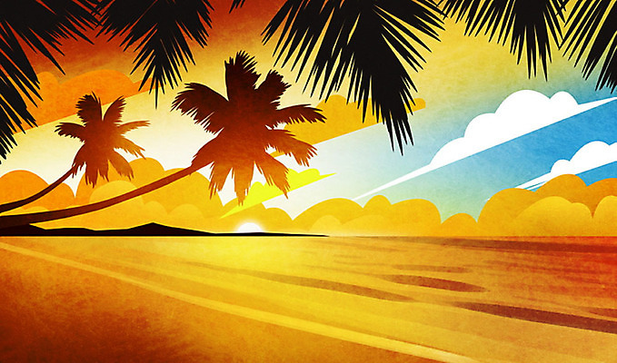 PSD 구름 바다 백그라운드 일러스트 자연 휴가 산 그림자 풍경 해변 사람없음 여름 여름휴가 바캉스 모래사장 야자수 태양 노을 주황색 일몰 여름풍경 자연백그라운드 계절백그라운드 야자수잎 여름배경 국내일러스트 자연요소 나무 계절 컬러 잎 생태계 파일형식 여름_계절