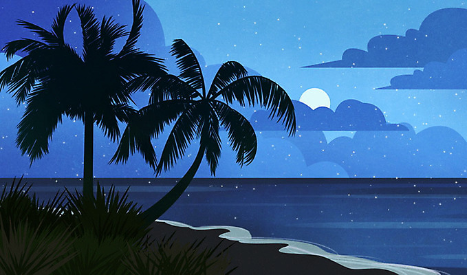 PSD 구름 별 바다 백그라운드 일러스트 자연 휴가 풍경 해변 사람없음 여름 파란색 여름휴가 바캉스 모래사장 야자수 여름풍경 보름달 달 자연백그라운드 계절백그라운드 야자수잎 밤바다 여름배경 클래식블루 국내일러스트 자연요소 나무 계절 컬러 잎 야간 생태계 파일형식 트랜드컬러 여름_계절