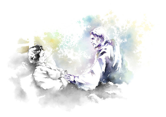 PSD 여자 노년 남자 기독교 일러스트 캘리그라피 붓터치 사랑 성인 두명 손잡기 환자 예수 하나님 번짐 위로 돌봄 안식처 성인만 국내일러스트 감정 종교 의학 모션 휴식 사람 신_종교 파일형식 효과