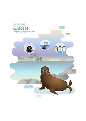 동물 한마리 야생동물 일러스트 자연 사람없음 자연보호 환경 그린캠페인 수중 수중동물 환경오염 오염 물개 자연재해 대기오염 동물보호 지구온난화 바다사자 멸종위기동물 수질오염 기름유출 야생동물보호 국내일러스트 멸종위기종 AI파일 1 캠페인 컨셉 포유류 바다동물 보호 사회이슈 생태계 재해 기후변화 파일형식 벡터