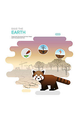 동물 한마리 야생동물 일러스트 자연 사람없음 자연보호 환경 그린캠페인 환경오염 오염 자연재해 가뭄 대기오염 동물보호 지구온난화 너구리 멸종위기동물 농약 레서판다 야생동물보호 토양오염 국내일러스트 멸종위기종 AI파일 1 캠페인 컨셉 포유류 날씨 보호 사회이슈 생태계 재해 기후변화 파일형식 벡터