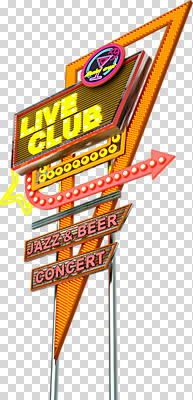편집 편집이미지 영어 화살표 간판 타이포그라피 사람없음 3D 입체 디지털합성 클럽 네온 칵테일바 PNG 재즈 라이브 옥외간판 목업 편집소스 문자 음악 선술집 파일형식