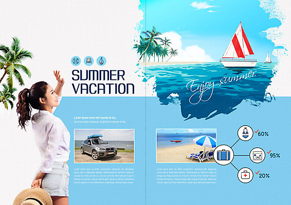 PSD 템플릿 표지디자인 북디자인 출판디자인 여자 내지 리플렛 여행 요트 북커버 자동차 휴가 한명 팜플렛 성인 해변 여름 30대 파란색 여름휴가 바캉스 야자수 한국인 파라솔 성인여자한명만 이미지템플릿 나무 1 계절 육상교통 바다 컬러 배_교통 사람 동양인 장년 여자한명만 성인여자만 파일형식 여름_계절
