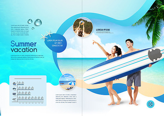 PSD 템플릿 표지디자인 북디자인 커플 출판디자인 여자 남자 내지 리플렛 여행 북커버 휴가 팜플렛 20대 성인 세명 여름 30대 파란색 여름휴가 바캉스 야자수 한국인 가리킴 서핑보드 성인만 이미지템플릿 나무 계절 컬러 관계 사람 동양인 손짓 청년 장년 보드_스포츠 파일형식 여름_계절
