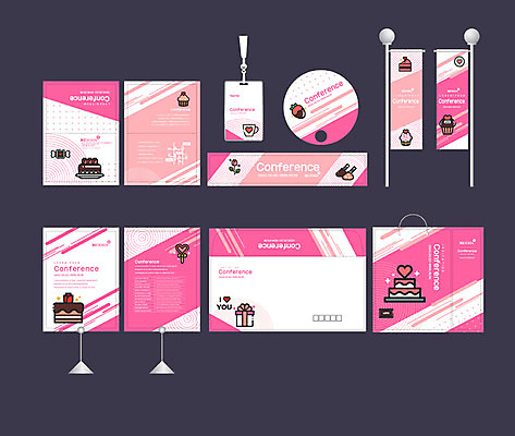 템플릿 배너템플릿 분홍색 딸기 디저트 팜플렛 사람없음 선물상자 세트 쇼핑백 케이크 현수막 컵케이크 전단 홍보물 엽서 초대장 패키지 약도 박람회 손부채 소봉투 행사세트 행사템플릿 AI파일 배너 음식 컬러 지도 가방 과일 편지봉투 카드_감사 선물 상자 편지 파일형식 벡터