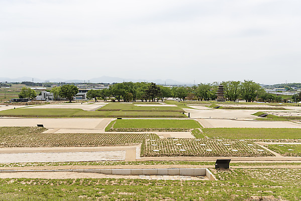 포토 JPG 주간 나무 한국전통 여행 유적지 하늘 풍경 사람없음 야외 관광지 봄 세계문화유산 문화재 역사 한국사 사적지 익산 백제역사유적지구 왕궁리오층석탑 왕궁리유적 국내포토 자연요소 식물 전통 계절 고건축 한국 석탑 전라북도 파일형식