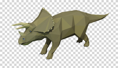 동물 편집이미지 한마리 파충류 사람없음 컴퓨터그래픽 그래픽 3D소스 3D 공룡 PNG 트리케라톱스 편집소스 1 디지털합성 초식공룡 파일형식