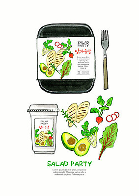 PSD 음식 포크 다이어트 채소 일러스트 포장 수채화 건강 식이요법 사람없음 건강관리 샐러드 신선 용기 유기농 테이크아웃 패키지 아보카도 다이어트음식 닭가슴살 샐러드재료 포장용기 국내일러스트 그릇 식기 웰빙 과일 식재료 관리 닭고기 포장재료 파일형식