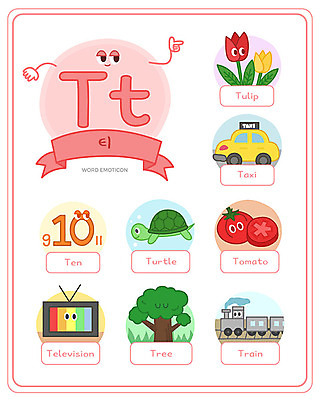 나무 알파벳 영어 교육 토마토 일러스트 대문자 영어교육 사람없음 단어 세트 텔레비전 기차 튤립 10 거북이 택시 소문자 낱말카드 이모티콘 T 에듀 스쿨팩 워크북 국내일러스트 AI파일 식물 문자 꽃 육상교통 채소 파충류 승용차 자동차 교재 대중교통 전자제품 숫자 교구 에듀케이션 파일형식 벡터