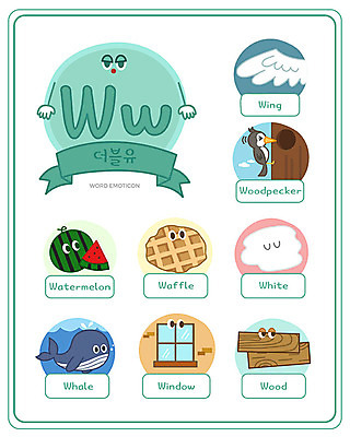 알파벳 영어 교육 날개 일러스트 창문 대문자 수박 영어교육 사람없음 목재 단어 세트 흰색 고래 소문자 W 낱말카드 이모티콘 와플 딱따구리 에듀 스쿨팩 워크북 국내일러스트 AI파일 나무 문자 컬러 과일 재료 포유류 조류 교재 디저트 수중동물 교구 에듀케이션 파일형식 벡터