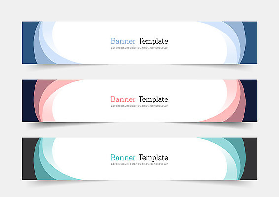배너 가로배너 무늬 곡선 일러스트 프레임 사람없음 컬러풀 라벨 역동적 그라데이션 기하학 지오메트릭 배너세트 국내일러스트 AI파일 선 컬러 컨셉 가로 세트 파일형식 벡터