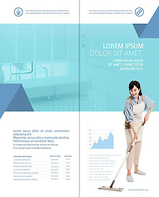 PSD 템플릿 표지디자인 북디자인 출판디자인 여자 내지 리플렛 2단접지 북커버 한명 팜플렛 성인 30대 파란색 깨끗함 앞치마 청결 한국인 청소 주부 걸레 성인여자한명만 이미지템플릿 1 컬러 컨셉 사람 동양인 장년 위생 청소도구 여자한명만 성인여자만 파일형식