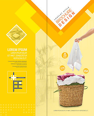 PSD 템플릿 표지디자인 북디자인 손 출판디자인 표지 리플렛 2단접지 북커버 한손 팜플렛 신체부위 노란색 깨끗함 청결 빨래 빨래바구니 빨랫감 가루세제 이미지템플릿 컬러 컨셉 가사 사람 바구니 위생 세제 파일형식