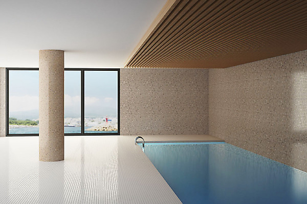 PSD 편집이미지 건축물 외관 건축 창문 수영장 사람없음 3D소스 3D 타일 디지털합성 오브젝트 타일바닥 편집소스 편집3D 바닥 파일형식