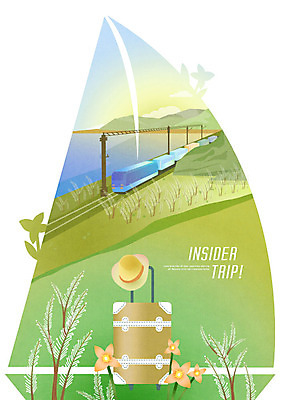 PSD 모자 라이프스타일 행복 여행 일러스트 프레임 따뜻함 초원 사람없음 초록색 파란색 노을 캐리어 여행가방 일몰 기찻길 기차 강가 힐링 프레임일러스트 인싸 국내일러스트 자연요소 잡화 감정 육상교통 컬러 가방 대중교통 생활 강 신조어 약어 파일형식