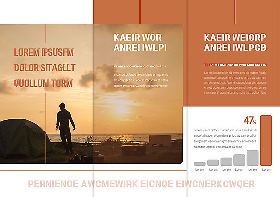 템플릿 표지디자인 북디자인 출판디자인 남자 내지 리플렛 북커버 3단접지 텐트 한명 팜플렛 20대 성인 세트 갈색 노을 캠핑 한국인 성인남자한명만 이미지템플릿 AI파일 자연요소 1 컬러 레저 캠핑도구 사람 동양인 청년 남자한명만 성인남자만 파일형식 벡터