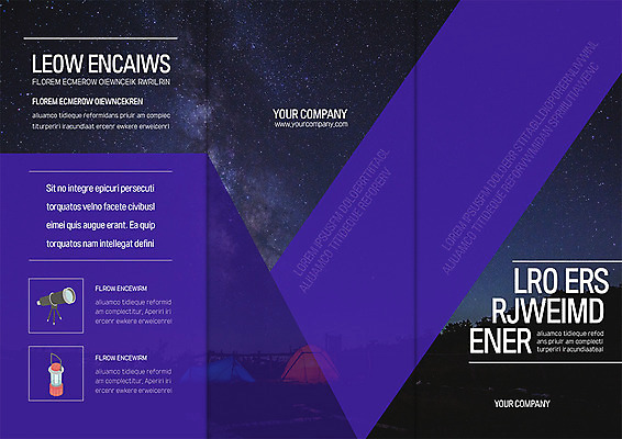 템플릿 표지디자인 북디자인 출판디자인 표지 별 리플렛 북커버 3단접지 밤하늘 텐트 팜플렛 사람없음 세트 보라색 캠핑 램프 천체망원경 이미지템플릿 AI파일 자연요소 컬러 하늘 레저 조명 캠핑도구 망원경 야간 파일형식 벡터