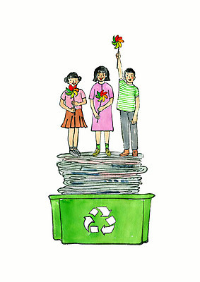 PSD 라이프스타일 여자 남자 어린이 일러스트 수채화 서기 들기 소녀 소년 세명 자연보호 환경 그린캠페인 재활용 신문 그린에너지 바람개비 환경보전 에코 친환경 유기농 에코라이프 재활용품 어린이만 세계환경의날 필환경 그린슈머 국내일러스트 웰빙 캠페인 모션 자연 사람 생활 간행물 에너지 뉴스 보호 사회이슈 파일형식 법정기념일