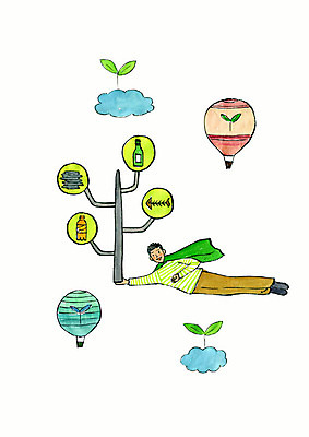 PSD 구름 라이프스타일 남자 일러스트 하늘 수채화 한명 사람 새싹 자연보호 환경 그린캠페인 재활용 열기구 비행 그린에너지 망토 환경보전 에코 친환경 유기농 에코라이프 영웅 슈퍼히어로 성인남자한명만 세계환경의날 필환경 그린슈머 국내일러스트 자연요소 식물 1 웰빙 캠페인 항공교통 자연 생활 에너지 보호 사회이슈 남자한명만 성인남자만 파일형식 법정기념일