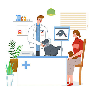 PSD 식물 동물 라이프스타일 여자 남자 행복 화분 반려견 두마리 일러스트 가족 함께함 엑스레이 병원 사랑 성인 두명 진료 의사 가족라이프 개 강아지 즐거움 고민 걱정 동물병원 수의사 동행 반려 자격증 진료대 성인만 국내일러스트 감정 컨셉 2 포유류 의학 관계 사람 생활 반려동물 의료진 증명서 파일형식