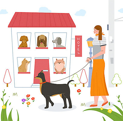 PSD 나무 동물 라이프스타일 여자 행복 반려견 여러마리 일러스트 가족 함께함 사랑 한명 사람 성인 산책 가족라이프 개 강아지 즐거움 전봇대 푸들 동행 반려 포메라니안 성인여자한명만 애완호텔 국내일러스트 식물 1 공공시설 감정 다수 컨셉 포유류 관계 호텔 휴식 생활 반려동물 여자한명만 성인여자만 파일형식