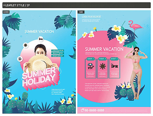 템플릿 여자 꽃 ZIP 리플렛 여행 선인장 20대 성인 두명 여름 30대 파란색 여름휴가 바캉스 야자수 한국인 플라밍고 즐거움 전단템플릿 전단 야자수잎 몬스테라 성인여자만 인디자인 INDD 이미지템플릿 나무 식물 계절 감정 컬러 잎 조류 휴가 사람 동양인 청년 장년 홍보물 여자만 성인만 파일형식 여름_계절