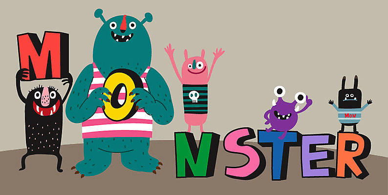 캐릭터 행복 일러스트 상상 타이포그라피 사람없음 친구 즐거움 요괴 몬스터 국내일러스트 일러캐릭터 AI파일 문자 감정 관계 파일형식 벡터