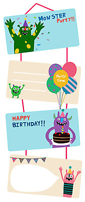 캐릭터 행복 일러스트 상상 프레임 사람없음 파티 축제 생일파티 즐거움 생일축하 요괴 몬스터 국내일러스트 일러캐릭터 AI파일 감정 이벤트 축하 생일 파일형식 벡터