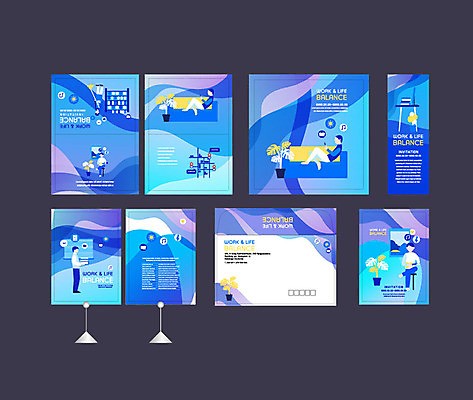 템플릿 배너 배너템플릿 여자 남자 화분 휴식 이벤트 여러명 파란색 세트 현수막 편지 엽서 초대장 약도 소파베드 소봉투 행사세트 행사템플릿 워라밸 AI파일 컬러 다수 컨셉 지도 편지봉투 카드_감사 사람 소파 신조어 파일형식 벡터