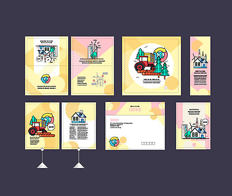 나무 템플릿 배너 배너템플릿 공장 주택 이벤트 사람없음 세트 노란색 환경 재활용 현수막 댐 편지 엽서 초대장 약도 소봉투 행사세트 행사템플릿 AI파일 식물 공공시설 컬러 지도 공업 편지봉투 카드_감사 건물 친환경 파일형식 벡터