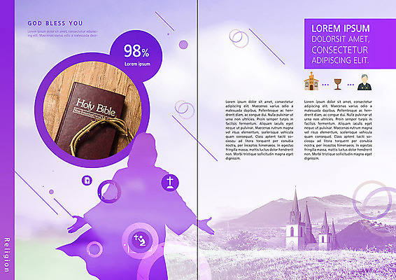 PSD 템플릿 표지디자인 북디자인 출판디자인 내지 기독교 종교 리플렛 십자가 북커버 이벤트 팜플렛 사람없음 성당 교회 믿음 보라색 성경 기도 예수 이미지템플릿 감정 컬러 종교용품 종교건축 건물 신_종교 파일형식