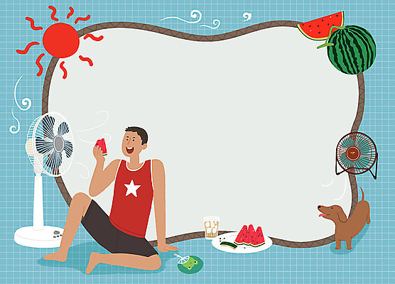 PSD 남자 일러스트 휴식 여름음식 수박 프레임 여름방학 한명 사람 성인 여름 여름휴가 바캉스 얼음 주스 공백 부채 선풍기 강아지 더위 시원함 즐거움 더위탈출 프레임일러스트 성인남자한명만 제철과일 국내일러스트 자연요소 1 계절 감정 음료 음식 컨셉 과일 날씨 방학 휴가 반려동물 가전제품 개 제철 남자한명만 성인남자만 파일형식 여름_계절