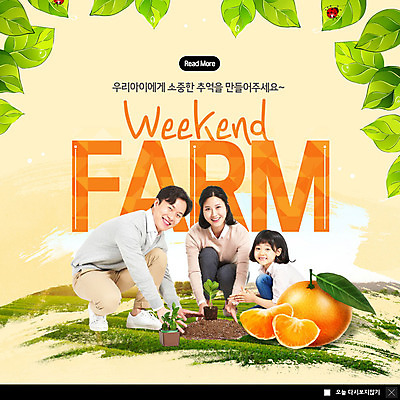 PSD 템플릿 여자 남자 딸 ZIP 어린이 웹템플릿 잎 가족 엄마 귤 팝업 이벤트팝업 웹팝업 이벤트 성인 세명 30대 농장 한국인 아빠 즐거움 무당벌레 주말농장 빅팝업 이미지템플릿 식물 감정 곤충 농업 과일 관계 사람 동양인 장년 파일형식