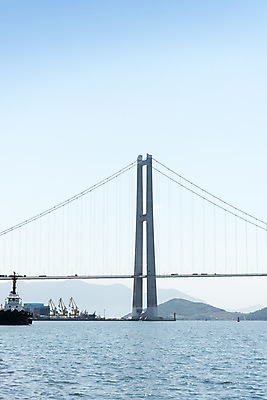 포토 JPG 주간 바다 한국 풍경 사람없음 야외 맑음 여수 이순신대교 국내포토 자연요소 아시아 날씨 다리_건축물 전라남도 파일형식