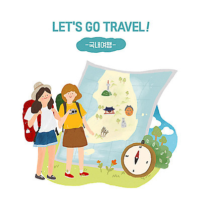 PSD 여자 행복 여행 지도 일러스트 배낭 휴식 서기 들기 사람 성인 야외 두명 캐주얼 관광지 친구 여행객 카메라 계획 나침반 즐거움 배낭여행 힐링 여행지도 한반도 설레임 국내여행 성인여자만 국내일러스트 옷 감정 컨셉 가방 관계 모션 전자제품 여자만 성인만 파일형식