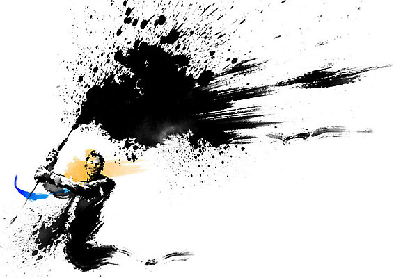 PSD 남자 일러스트 캘리그라피 응원 넥타이 붓터치 흑백 한명 사람 정장 성인 파란색 노란색 파이팅 힘 기쁨 깃발 비즈니스맨 번짐 열정 격려 힘찬 성인남자한명만 국내일러스트 1 잡화 옷 감정 컬러 컨셉 비즈니스 모션 촬영기법 직장인 남자한명만 성인남자만 파일형식 효과