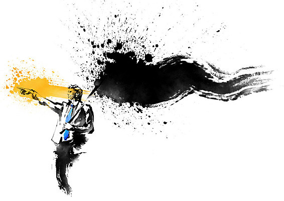 PSD 손 남자 일러스트 캘리그라피 응원 넥타이 붓터치 흑백 한명 사람 정장 성인 파란색 노란색 파이팅 힘 기쁨 가리킴 깃발 비즈니스맨 번짐 열정 격려 힘찬 성인남자한명만 국내일러스트 1 잡화 옷 감정 컬러 컨셉 비즈니스 모션 촬영기법 손짓 신체부위 직장인 남자한명만 성인남자만 파일형식 효과