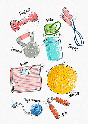 PSD 웰빙 다이어트 일러스트 줄자 건강 사람없음 물 운동 건강관리 운동기구 아령 짐볼 웨이트트레이닝 물병 오브젝트 체중계 줄넘기 근력 웰빙라이프 악력기 체력단련장 텀블러 국내일러스트 자연요소 라이프스타일 자 관리 컵 헬스 물통 파일형식