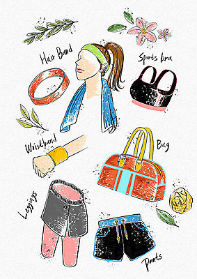 PSD 웰빙 여자 얼굴 스포츠용품 스포츠 다이어트 일러스트 바지 건강 사람 신체부위 운동복 수건 머리 건강관리 꽃게 손목 팔 웰빙라이프 레깅스 손목보호대 손목통증 치마레깅스 국내일러스트 라이프스타일 옷 하의 관리 위생용품 고통 게 오브젝트 파일형식