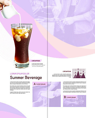 PSD 템플릿 표지디자인 북디자인 손 출판디자인 내지 커피 음료 리플렛 2단접지 북커버 디저트 사람 이벤트 팜플렛 신체부위 여름 보라색 카페 우유 달콤 시원함 바리스타 아이스커피 라떼 이미지템플릿 직업 계절 음식 컬러 유제품 상점 맛 파일형식