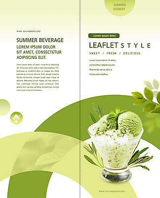 PSD 템플릿 표지디자인 북디자인 출판디자인 표지 음료 리플렛 2단접지 북커버 디저트 여름음식 이벤트 팜플렛 사람없음 초록색 여름 카페 달콤 시원함 빙수 녹차아이스크림 녹차잎 제철음식 이미지템플릿 계절 음식 컬러 아이스크림 상점 맛 녹차 찻잎 제철 파일형식 여름_계절