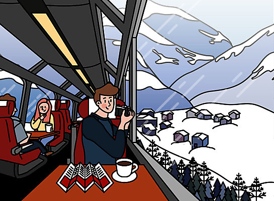 여자 남자 커피 해외여행 여행 지도 일러스트 휴가 휴식 산 대중교통 사람 성인 세명 여행객 카메라 기쁨 기차 즐거움 설레임 국내일러스트 AI파일 해외 감정 음료 육상교통 교통수단 컨셉 전자제품 파일형식 벡터