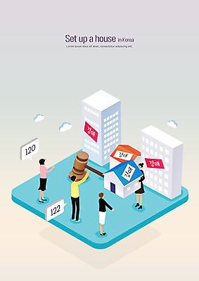 여자 남자 일러스트 부동산 아파트 사람 여러명 건물 경제 사회 사회이슈 입체 내집마련 의사봉 집값 아이소메트릭 경매 경제불황 아파트분양 집값대란 집값상승 하우스푸어 국내일러스트 AI파일 건축물 다수 컨셉 주택 금융 재산 상승 불황 공동체 분양 파일형식 벡터