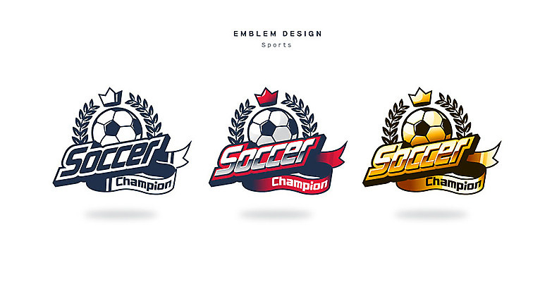 스티커 일러스트 축구공 왕관 사람없음 세트 컬러풀 라벨 축구 심볼 월계수 국내일러스트 AI파일 컬러 공 축구용품 프레임 구기 파일형식 벡터