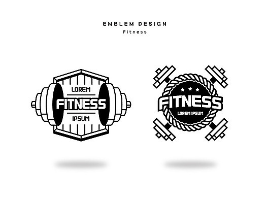 밧줄 스티커 라인일러스트 일러스트 흑백 건강 사람없음 세트 운동 라벨 헬스 아령 역기 심볼 국내일러스트 AI파일 줄 프레임 촬영기법 파일형식 벡터