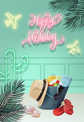 PSD 편집이미지 모자 여행 휴식 슬리퍼 비행기 선인장 사람없음 여름 여름휴가 바캉스 선글라스 야자수 소라 쪼리 시원함 즐거움 네온 야자수잎 이미지편집 나무 식물 잡화 계절 감정 안경 신발 컨셉 잎 항공교통 휴가 어패류 대중교통 샌들 파일형식 여름_계절