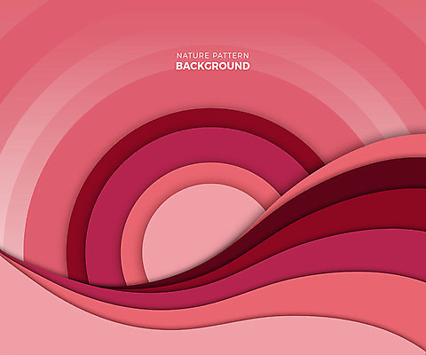 디자인 분홍색 백그라운드 패턴 일러스트 추상 사람없음 일출 패턴백그라운드 원형 물결무늬 네이처 국내일러스트 AI파일 도형 물결 컬러 무늬 노을 파일형식 벡터