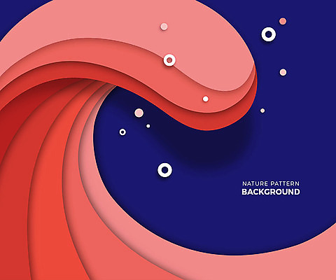 디자인 파도 분홍색 백그라운드 패턴 곡선 일러스트 추상 사람없음 패턴백그라운드 남색 네이처 국내일러스트 AI파일 선 바다 컬러 무늬 파일형식 벡터