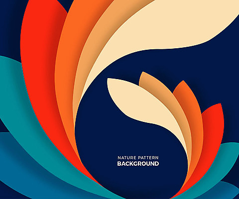 디자인 꽃잎 백그라운드 패턴 곡선 일러스트 추상 사람없음 컬러풀 패턴백그라운드 네이처 국내일러스트 AI파일 꽃 선 컬러 무늬 파일형식 벡터