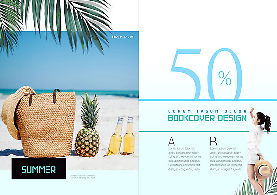 PSD 템플릿 모자 표지디자인 북디자인 출판디자인 여자 내지 음료 리플렛 북커버 휴가 한명 팜플렛 성인 해변 여름 30대 파란색 여름휴가 바캉스 세일 한국인 파인애플 즐거움 야자수잎 성인여자한명만 이미지템플릿 1 잡화 계절 감정 바다 컬러 잎 과일 사람 동양인 장년 열대과일 여자한명만 성인여자만 파일형식 여름_계절
